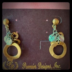 Premier Designs Multicolored Dangle Earrings